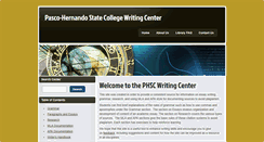 Desktop Screenshot of phccwritingcenter.org